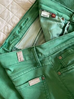 7 For All Mankind Green Jeans